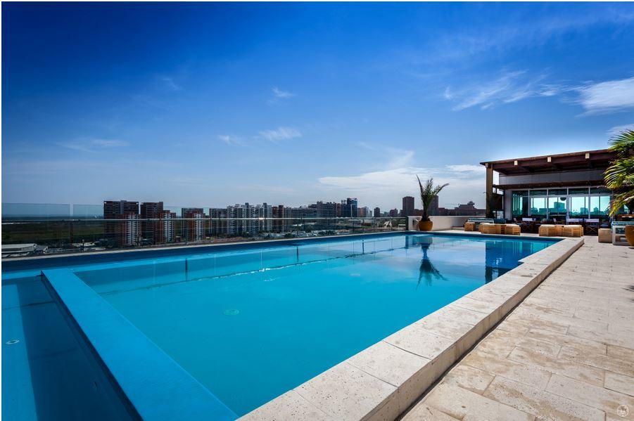 Ghl Collection Barranquilla Hotel Exterior photo Rooftop pool at the hotel