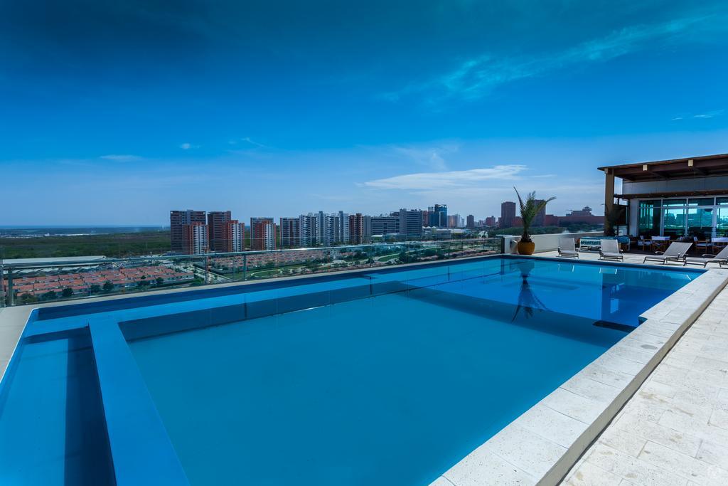 Ghl Collection Barranquilla Hotel Exterior photo View of the city from the rooftop of the hotel